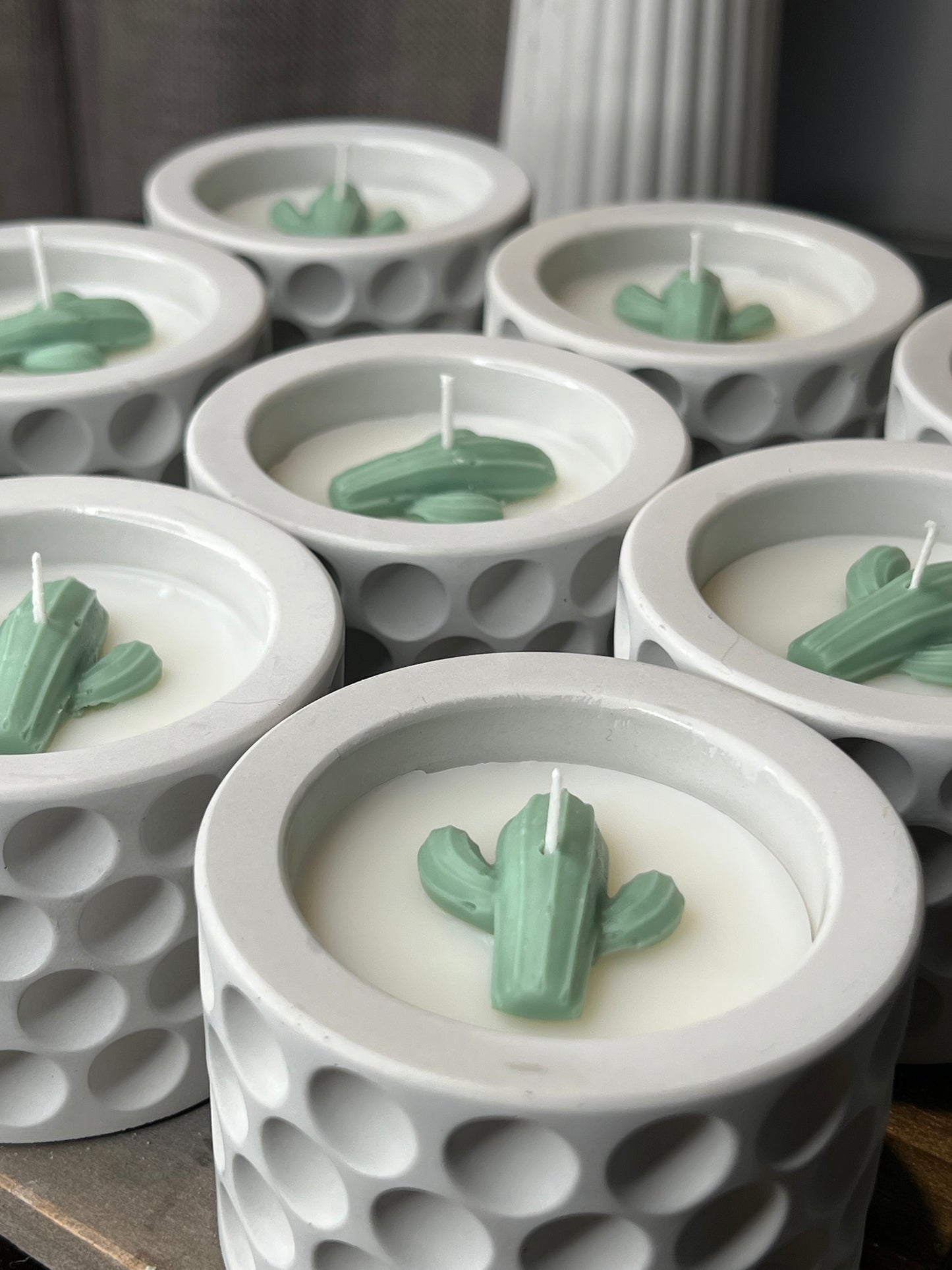 Handmade Cactus Candle
