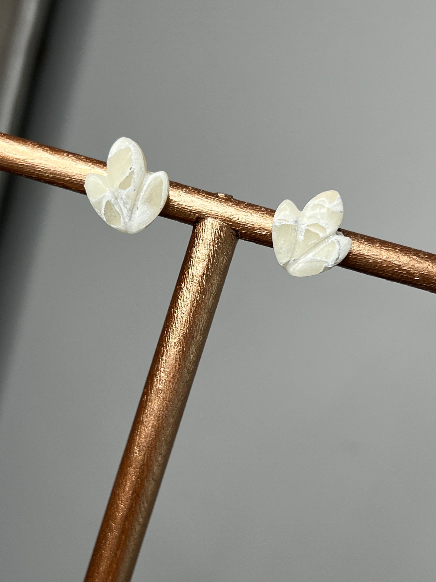 Faux Stone Handmade - Polymer Clay Studs