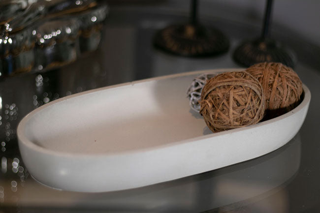 Large Cement Dough Bowl