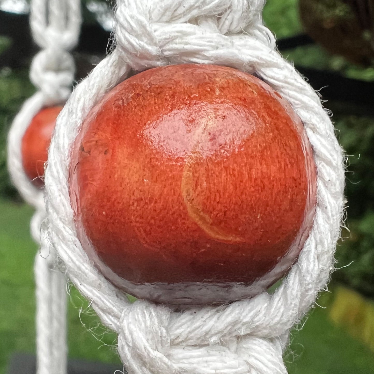 Handwoven Macrame hanging Tray holder