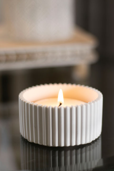 succulent tea lights Large tea light/succulent planter – Concrete_Jungle
