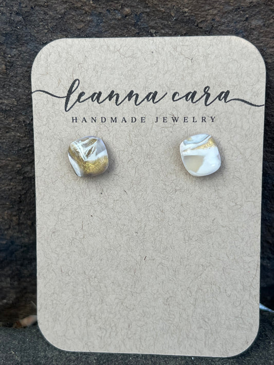 Handmade - Polymer Clay Earrings Studs