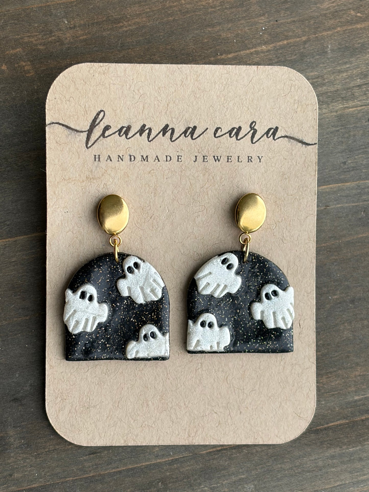 Halloween peek-a-BOO earrings small