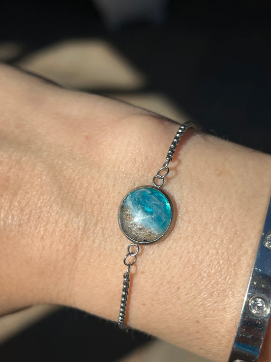 Long Island stainless steel adjustable Ocean Bracelet