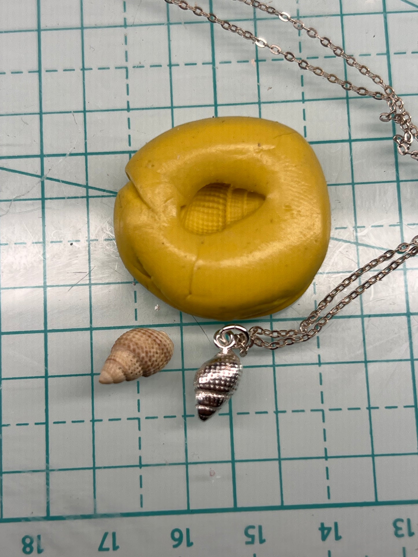 .999 Silver Dainty Sea Snail shell Necklace