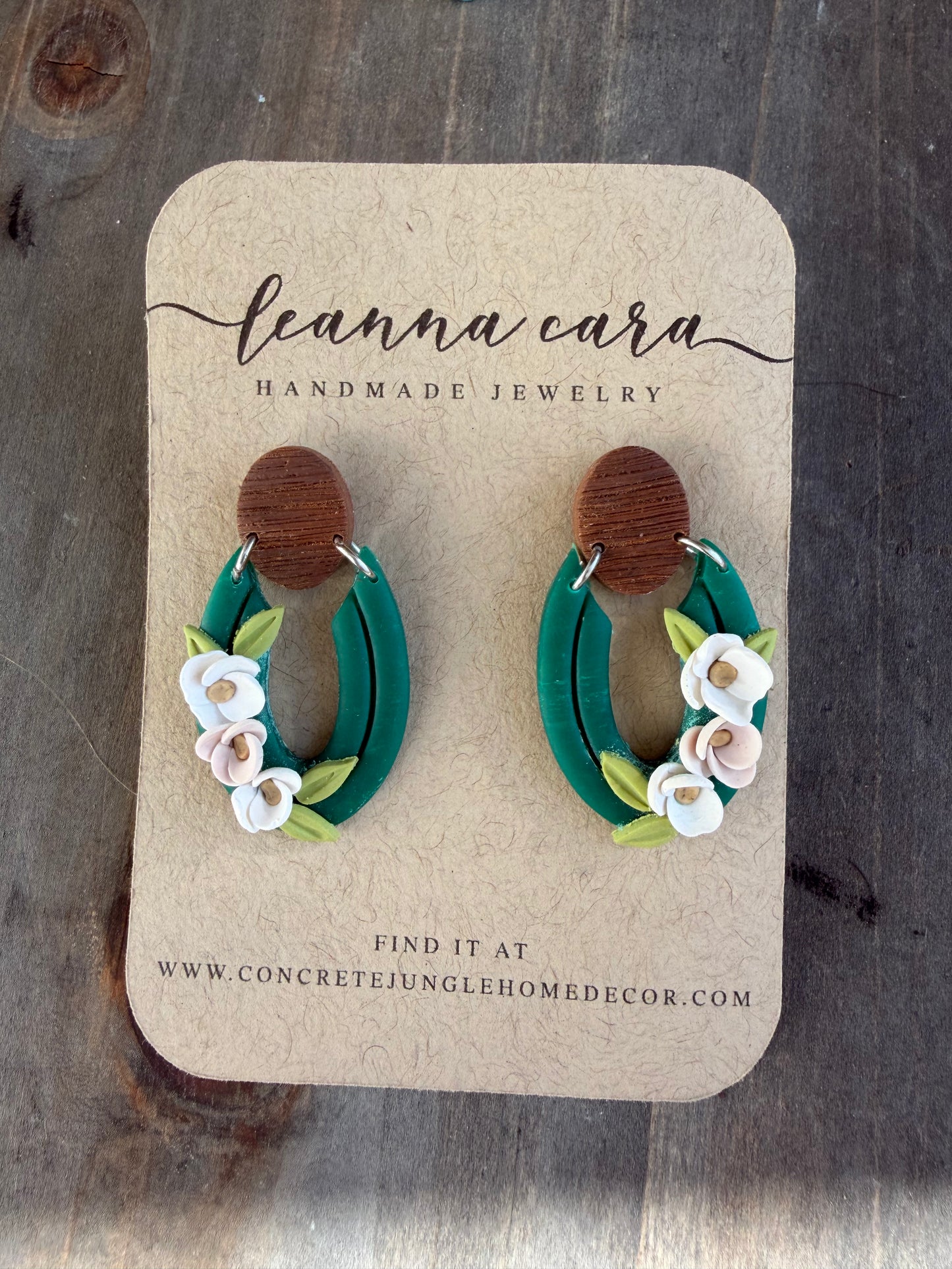 Handmade - Polymer Clay floral Earrings