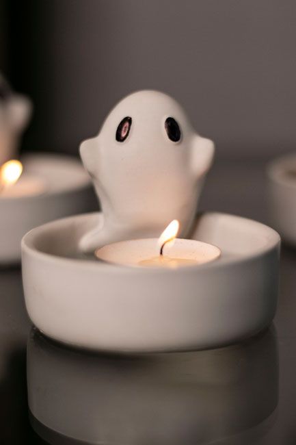 Cement Boo bowls - Tealight holder