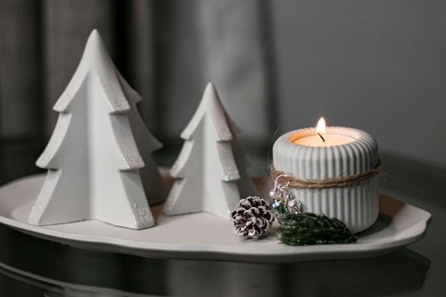 Deluxe Winter Wonderland Tree & Candle set