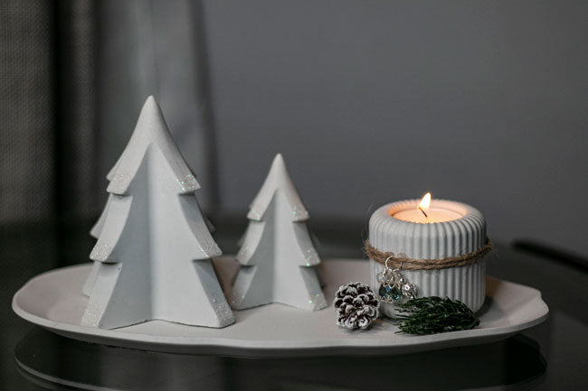 Deluxe Winter Wonderland Tree & Candle set