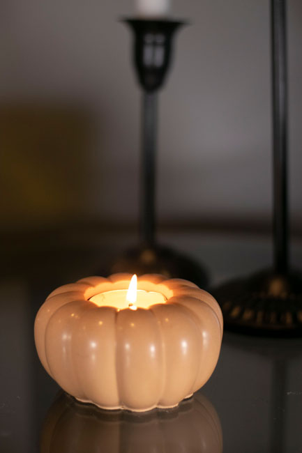 Orange pumpkin Tealight